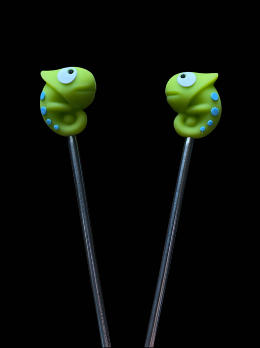 Lizards stitch stoppers | needle toppers